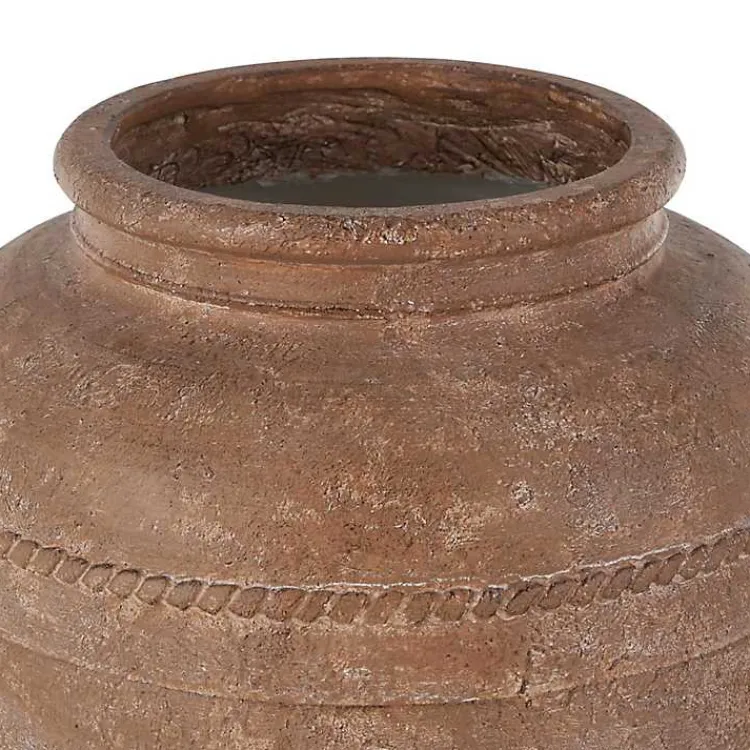 Vases>Kirklands Home Rustic Mediterranean Floor Vase Brown