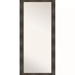 Kirklands Home Rustic Rail Charred Framed Mirror Best