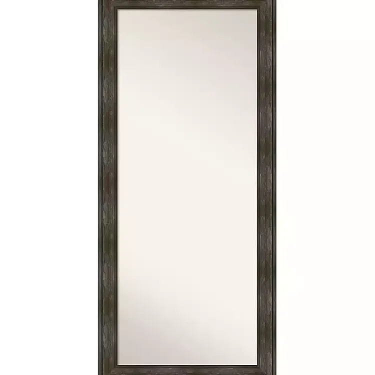 Kirklands Home Rustic Rail Charred Framed Mirror Best