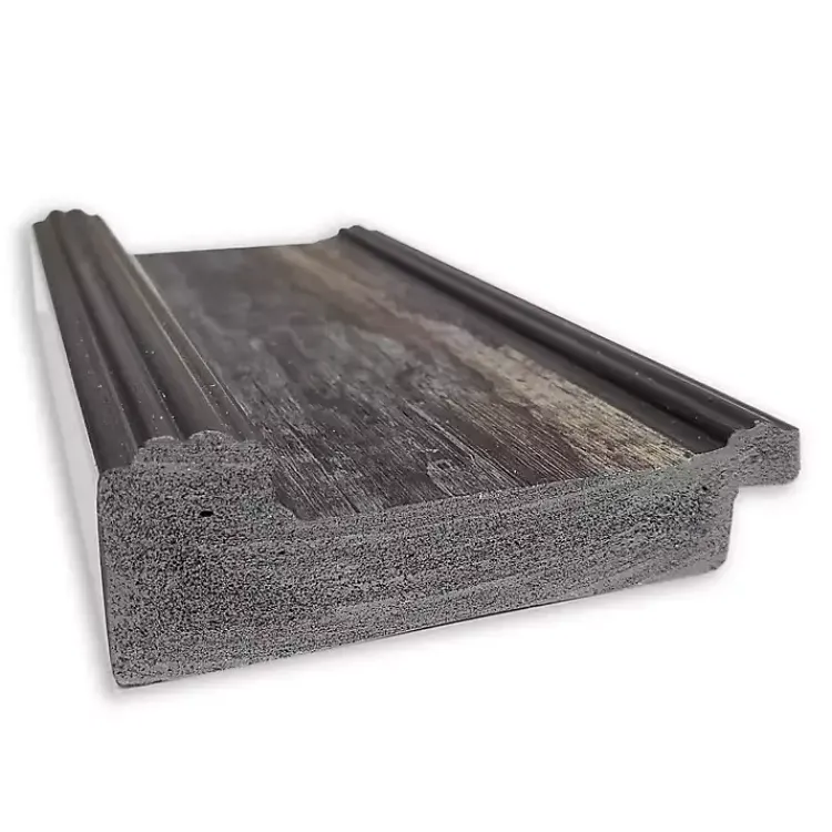 Kirklands Home Rustic Rail Charred Framed Mirror Best