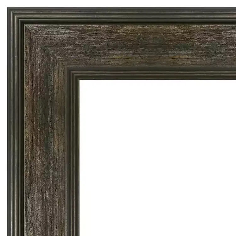 Kirklands Home Rustic Rail Charred Framed Mirror Best