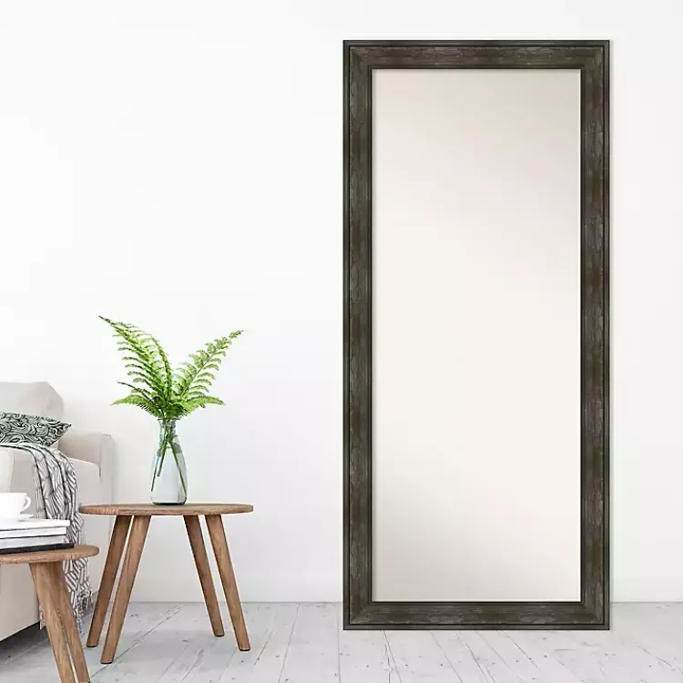 Kirklands Home Rustic Rail Charred Framed Mirror Best