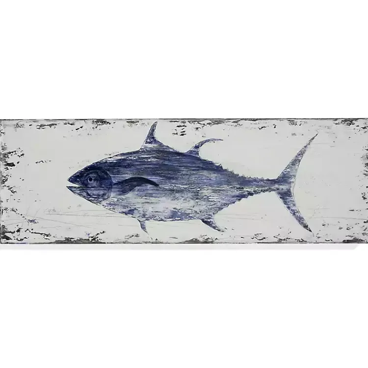 Kirklands Home Rustic Tuna Canvas Plaque Discount