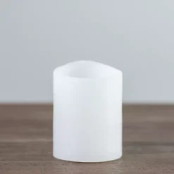 Flameless Candles>Kirklands Home Rustic LED Pillar Candle, 3x4 in. White