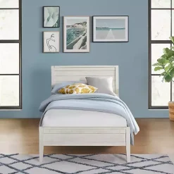 Kirklands Home Rustic White Pine Panel Twin Bed Frame Online