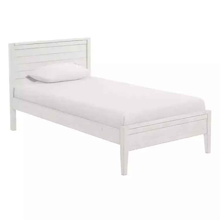 Kirklands Home Rustic White Pine Panel Twin Bed Frame Online