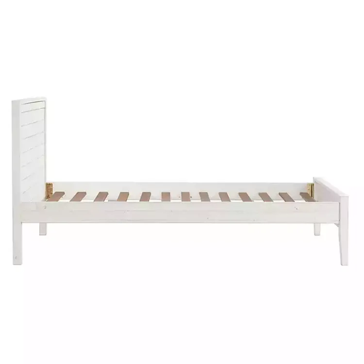 Kirklands Home Rustic White Pine Panel Twin Bed Frame Online