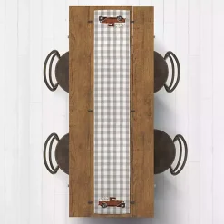 Kirklands Home Rusty Harvest Truck Table Runner Gray Outlet
