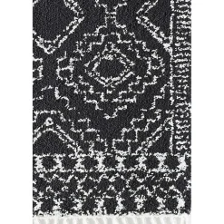 Kirklands Home Sable and White Moon Area Rug, 5x7 Black Online