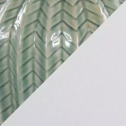 Kirklands Home Sage Ceramic Chevron Table Lamps, Set of 2 White Online