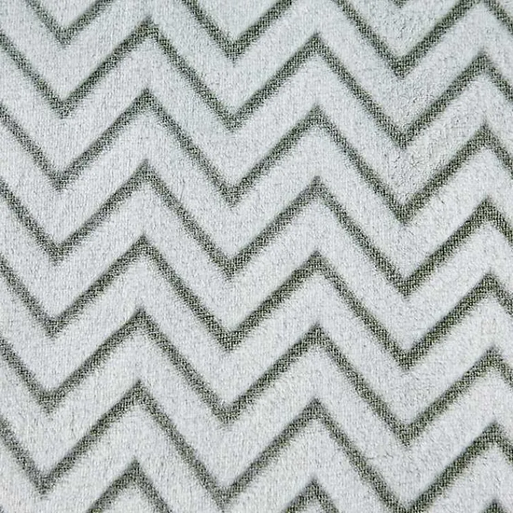 Blankets & Throws>Kirklands Home Sage Chevron Plush Throw Green