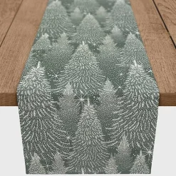 Kirklands Home Sage Forest Winter Twill Table Runner, 72 in. Hot