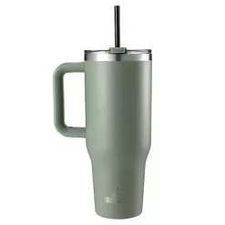 Kirklands Home Sage 40 oz. Insulated Travel Tumbler Green Discount