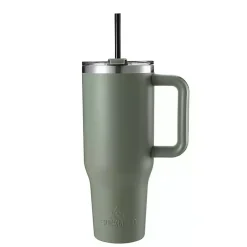 Kirklands Home Sage 40 oz. Insulated Travel Tumbler Green Discount