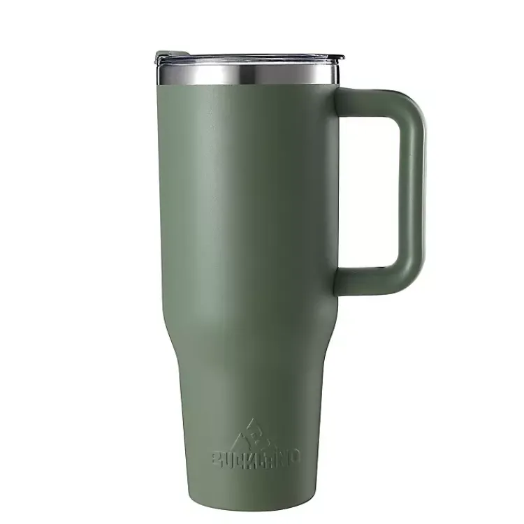 Kirklands Home Sage 40 oz. Insulated Travel Tumbler Green Discount