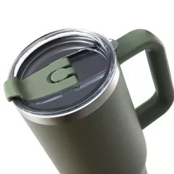 Kirklands Home Sage 40 oz. Insulated Travel Tumbler Green Discount