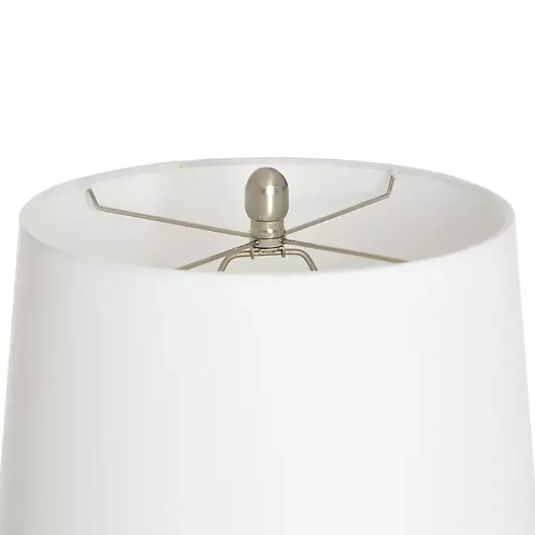Kirklands Home Sage Green Ceramic Dimpled Table Lamp White Hot