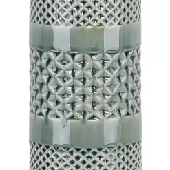 Kirklands Home Sage Green Geometric Table Lamps, Set of 2 White Outlet