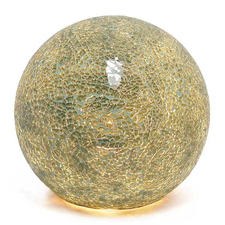 Kirklands Home Sage Mosaic Ball Table Lamp Green New