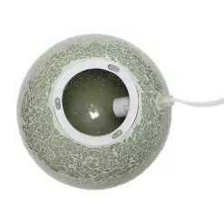 Kirklands Home Sage Mosaic Ball Table Lamp Green New