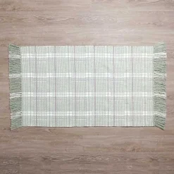 Kirklands Home Sage Jesse Plaid Scatter Rug Green
