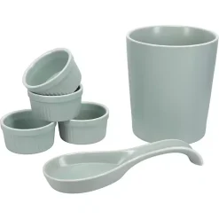 Kirklands Home Sage Katy 6-pc. Kitchen Accessories Set Green Hot