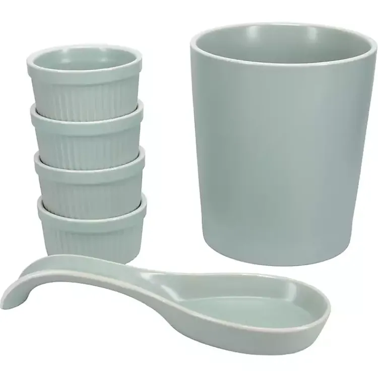 Kirklands Home Sage Katy 6-pc. Kitchen Accessories Set Green Hot