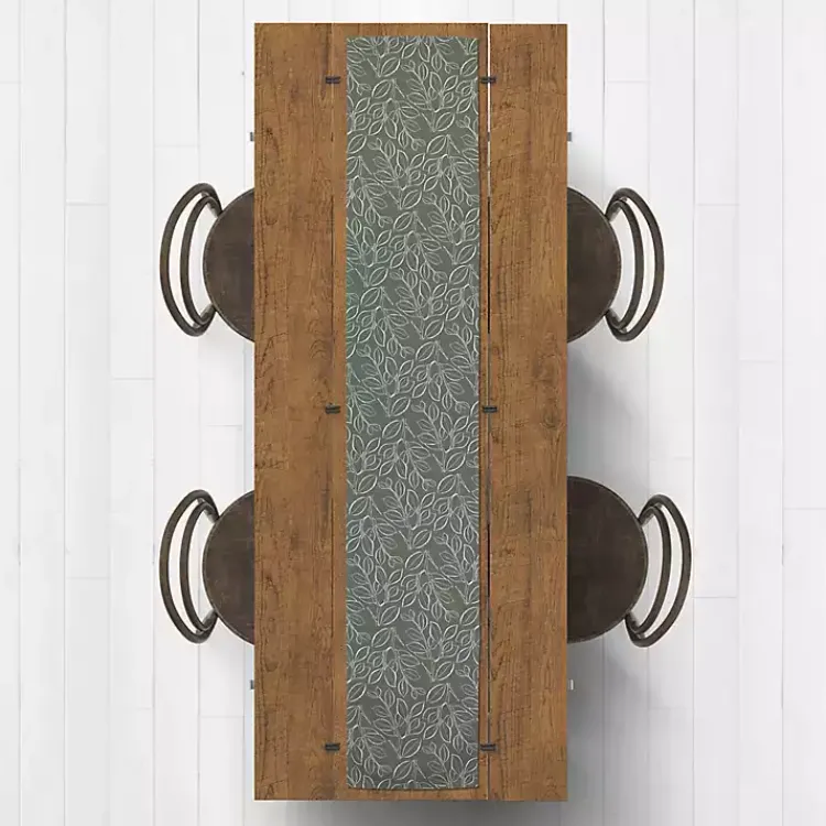 Kirklands Home Sage Leaves Table Runner, 90 in. Green Hot
