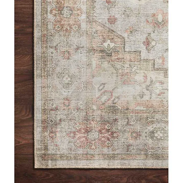 Kirklands Home Sage Medallion Area Rug, 7x9 New