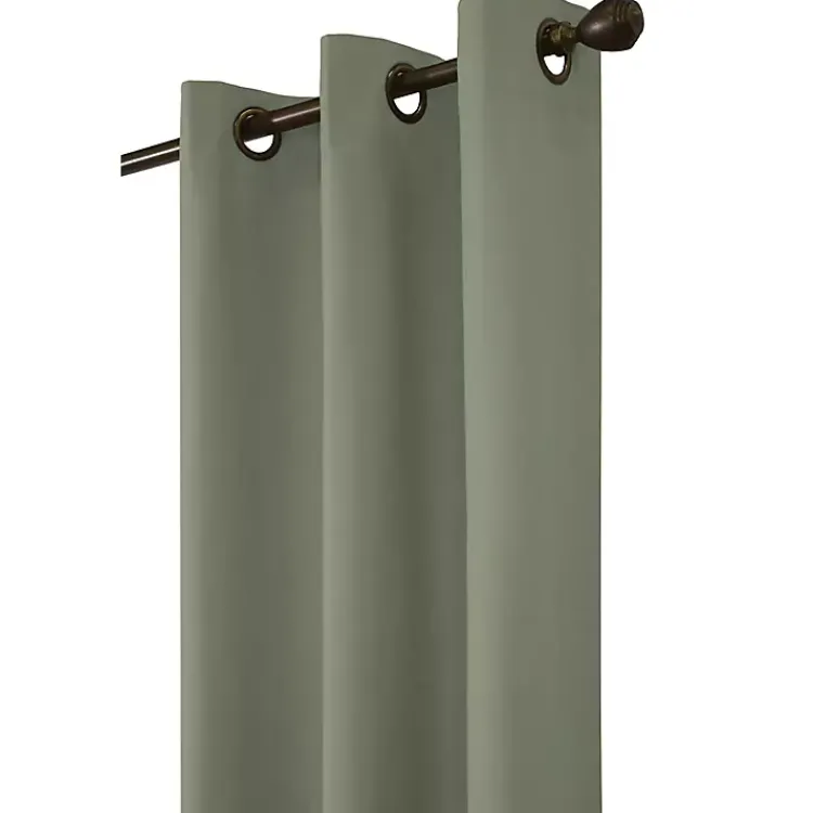Kirklands Home Sage Room Darkening Curtain Panel Set, 54 in. Green Best