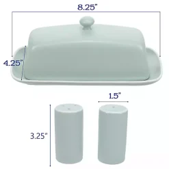 Kirklands Home Sage Stoneware 7-pc. Kitchen Accessories Set Green Sale