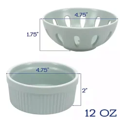 Kirklands Home Sage Stoneware 7-pc. Kitchen Accessories Set Green Sale