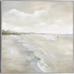 Kirklands Home Sail Away Framed Art Print Gray Clearance