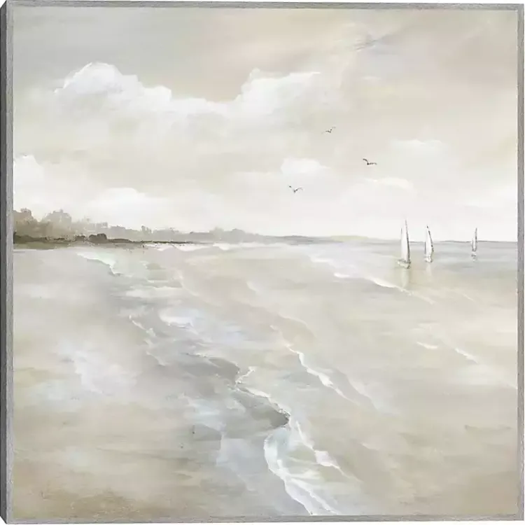 Kirklands Home Sail Away Framed Art Print Gray Clearance
