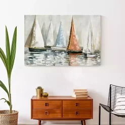 Kirklands Home Sailboat Dreams Canvas Art Print New
