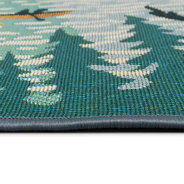Kirklands Home Sailboat Indoor/Outdoor Rug, 2x3 Clearance