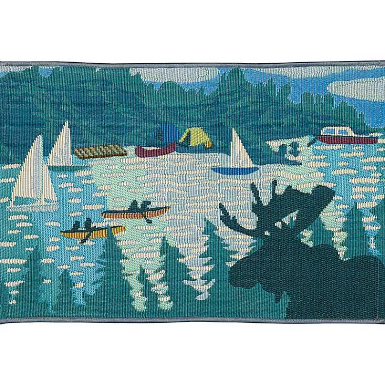 Kirklands Home Sailboat Indoor/Outdoor Rug, 3x4 Outlet