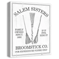 Halloween>Kirklands Home Salem Sisters Broomstick Co. Halloween Wall Art