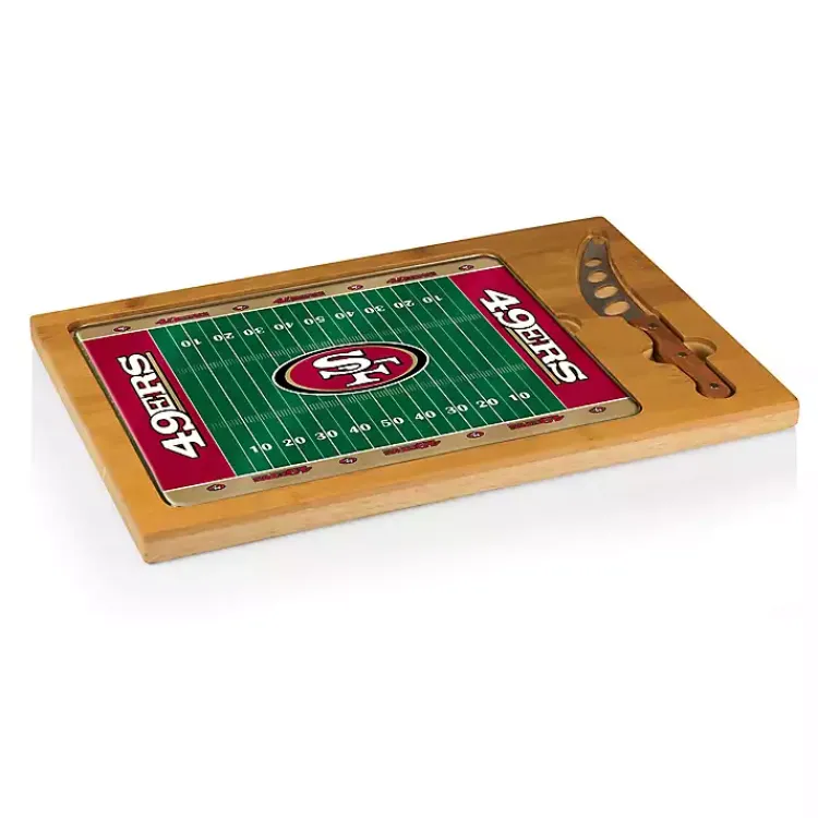 Kirklands Home San Francisco 49ers Cutting Board & Knife Set New