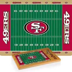 Kirklands Home San Francisco 49ers Cutting Board & Knife Set New