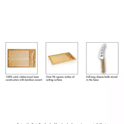 Kirklands Home San Francisco 49ers Cutting Board & Knife Set New