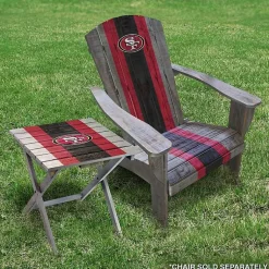 Kirklands Home San Francisco 49ers Folding Outdoor Table Brown
