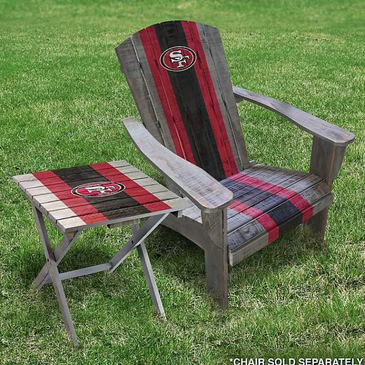 Kirklands Home San Francisco 49ers Folding Outdoor Table Brown