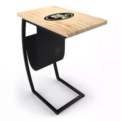 Kirklands Home San Francisco 49ers Wood C-Table Tan Clearance