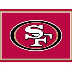 Kirklands Home San Fransisco 49ers Area Rug, 3x4 Red Online