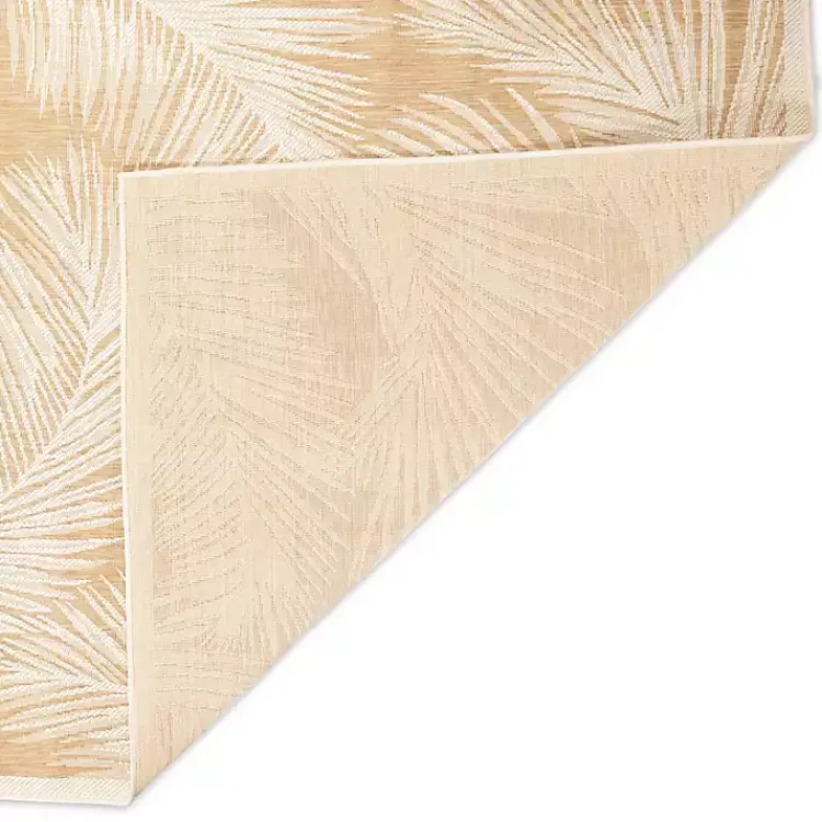 Kirklands Home Sand Cabo Palm Indoor/Outdoor Rug, 4x7 Clearance