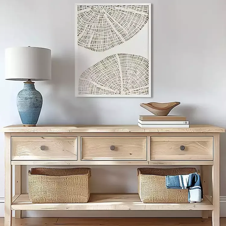 Kirklands Home Sand Dollar Rice Paper Shadowbox Wall Plaque White Discount