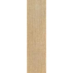 Kirklands Home Sand Intertwine Indoor/Outdoor Runner Tan