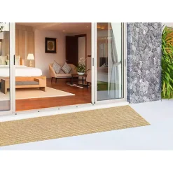 Kirklands Home Sand Intertwine Indoor/Outdoor Runner Tan