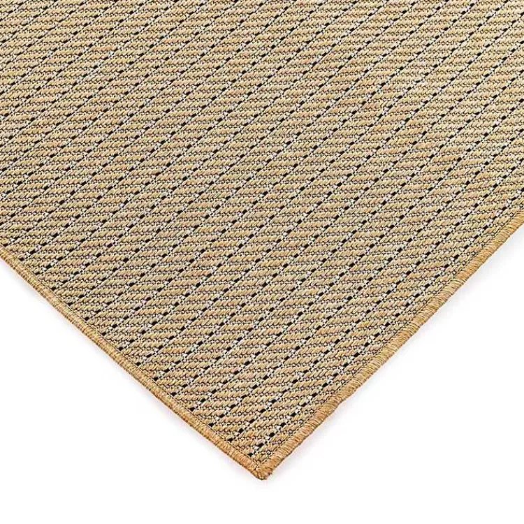 Kirklands Home Sand Intertwine Indoor/Outdoor Runner Tan